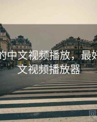 最好看的中文视频播放，最好看的中文视频播放器