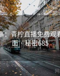 暗中故事：青柠直播免费观看的另一面 · 秘密685