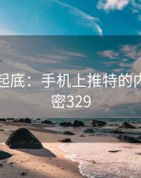 隐情大起底:手机上推特的内幕 · 秘密329