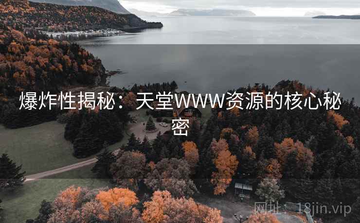 爆炸性揭秘：天堂WWW资源的核心秘密